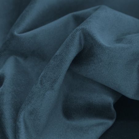Thermisch verduisterend Gordijn Op Maat Gemaakte Fluweel Venise Blauw MC56