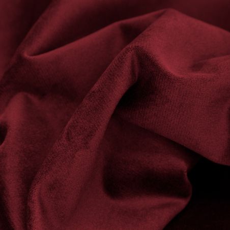 Thermisch verduisterend Gordijn Op Maat Gemaakte Fluweel Venise Rood MC214