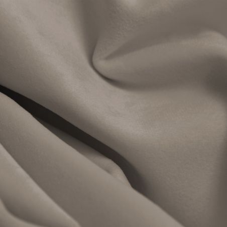 Thermisch verduisterend Gordijn Op Maat Gemaakte Fluweel Venise Taupe MC740