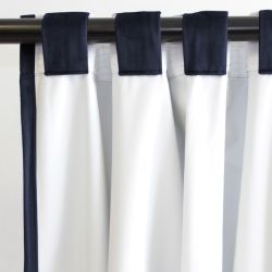 100% Verduisterend gordijn Fluweel Venise Blauw MC412