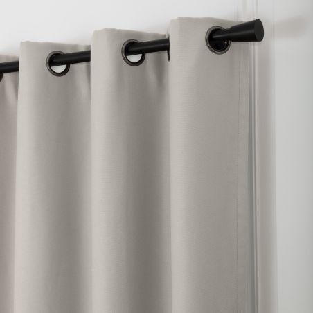 3in1 Geluidsisolerend Thermisch Verduisterend gordijn Cocoon Grijs MC17
