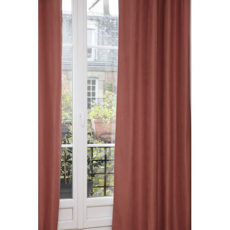 3in1 Geluidsisolerend Thermisch Verduisterend gordijn Cocoon Terracotta MC7005