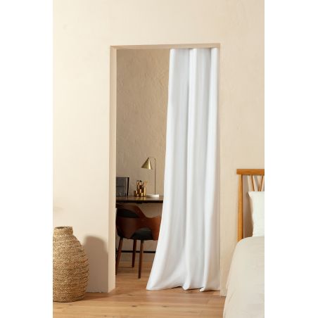 4in1 Geluidsisolerend Thermisch Verduisterend kamerschermgordijn Fluweel Venise Wit MC720