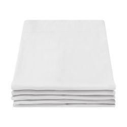 4in1 Geluidsisolerend Thermisch Verduisterend kamerschermgordijn Fluweel Venise Wit MC720