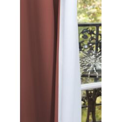 3in1 Geluidsisolerend Thermisch Verduisterend gordijn Cocoon Terracotta MC7005