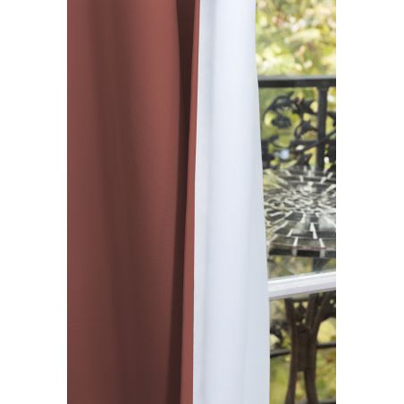 3in1 Geluidsisolerend Thermisch Verduisterend gordijn Cocoon Terracotta MC7005