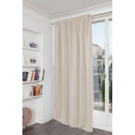 Verduisterend gordijn Effen Beige MC634