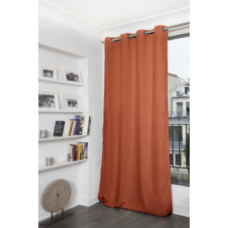 Thermisch verduisterend gordijn Oranje MC374