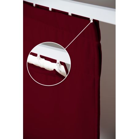 4in1 Geluidsisolerend Thermisch Verduisterend kamerschermgordijn Rood MC330